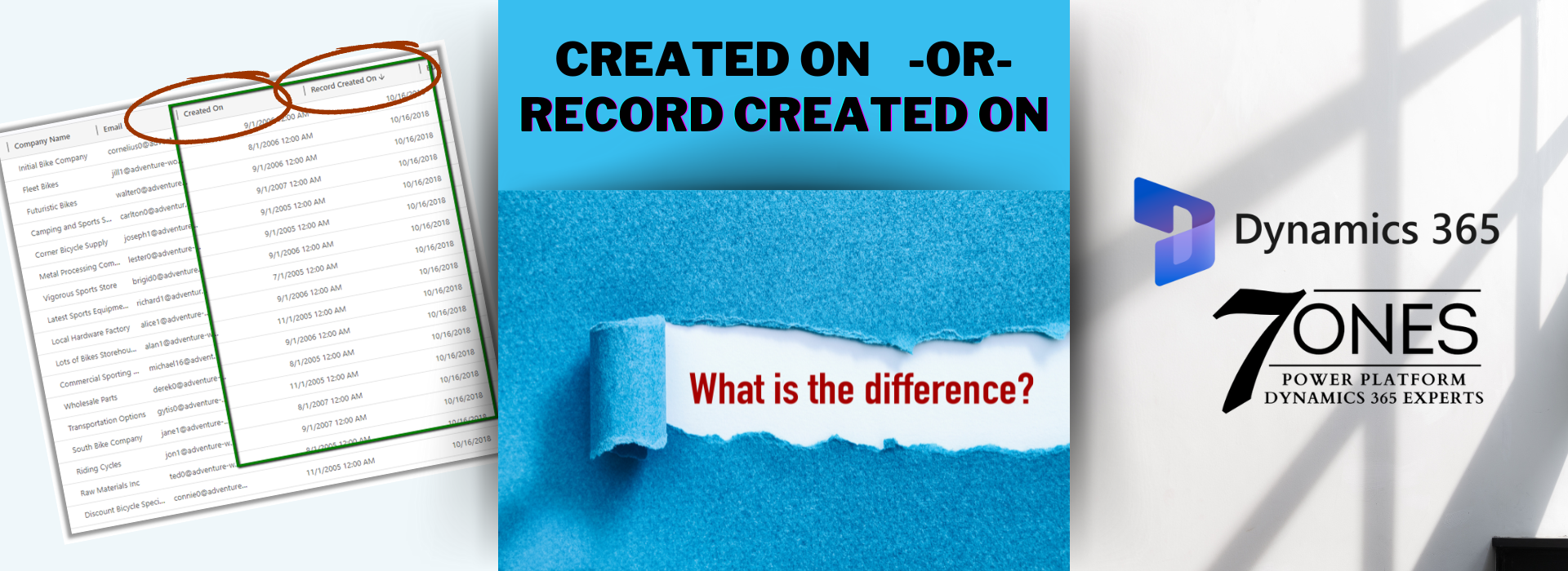 Featured image for “‘Record Created On’ vs ‘Created On’ date fields??”